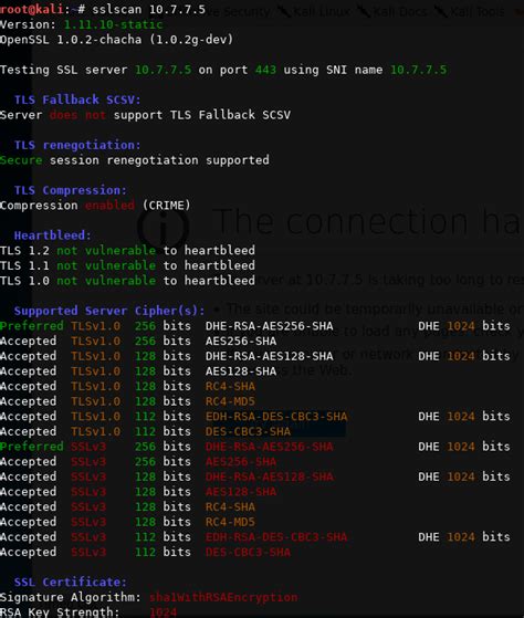 sslscan online|SSLScan for all protocols and TLS 1.3 .